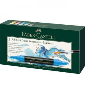 PISAKI AKWARELOWE DWUSTRONNE ALBRECHT DURER FABER-CASTELL, 5 KOLORÓW