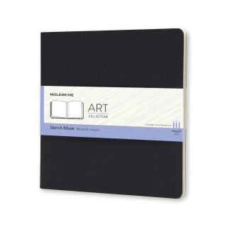 Szkicownik Moleskine Album Square 19x19 cm, czarny, 88 stron