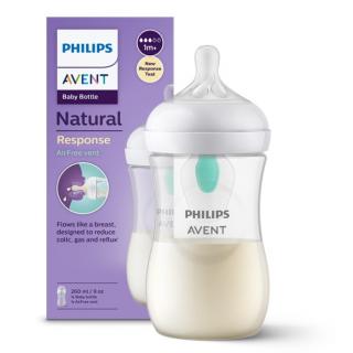 Avent Responsywna butelka Natural z wentylem antykolkowym AirFree vent