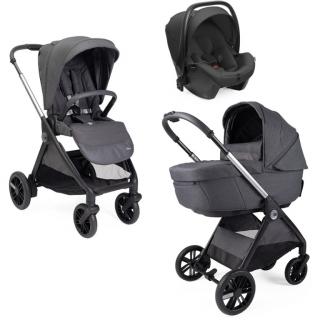 Chicco Bellagio wózek wielofunkcyjny 3w1 z fotelikem Kory Black Satin