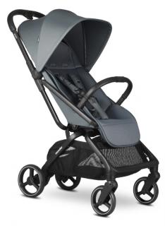 Easywalker Rockey M wózek spacerowy Pure Black Smooth Grey