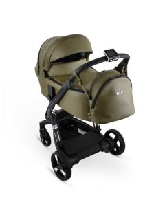 IBEBE ISTOP&amp;DRIVE wózek z elektronicznym hamulcem i wspomaganiem jazdy Khaki