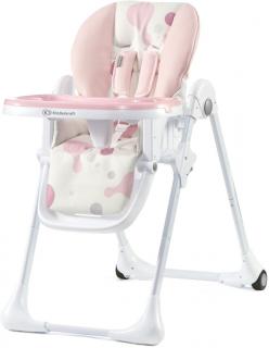 Kinderkraft Yummy krzesełko do karmienia Pink