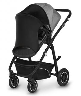 Lionelo osłonka przeciwdeszczowa do wózka LO-STROLLER SUN COVER BLACK CARBON