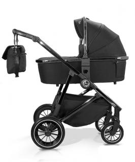 Milu Kids TIBI wózek wielofunkcyjny 2w1 03 black electropoler