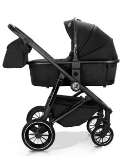 Milu Kids TIBI wózek wielofunkcyjny 2w1 06 black structure electropoler