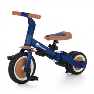 PETITE&amp;MARS wielofunkcyjny rowerek trójkołowy 5w1 Turbo Enigmatic Blue