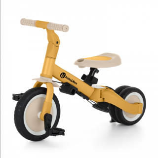 PETITE&amp;MARS wielofunkcyjny rowerek trójkołowy 5w1 Turbo Intense Ochre