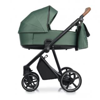 Roan IVI 2.0 nowoczesny wózek dziecięcy 2w1 z akcesoriami Boho Green