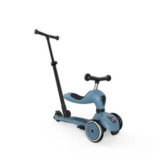 Scoot &amp;amp; Ride Highwaykick 1 Push and Go rowerek hulajnoga STEEL