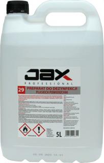 JAX 29 - Preparat do dezynfekcji powierzchni płaskich 5L