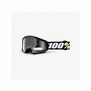 100% STRATA MINI gogle czarne