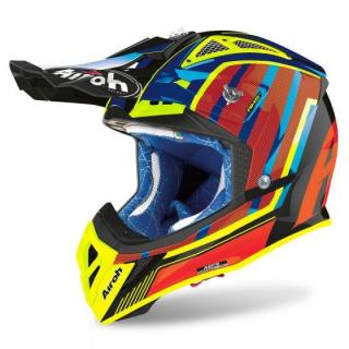 AIROH AVIATOR 2.3 AMS2 GLOW kask z pomarańczowym M