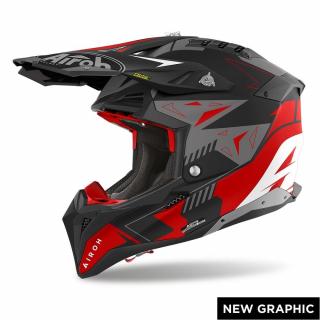 AIROH AVIATOR 3 SPIN RED MATT kask S