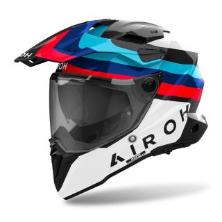 AIROH COMMANDER 2 DOOM BLACK GLOSS kask dual M
