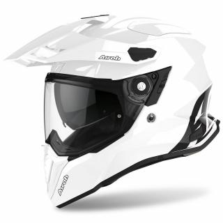 AIROH COMMANDER biały połysk kask dual  L