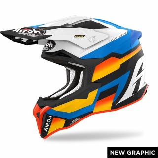 AIROH STRYCKER GLAM BLUE MATT kask XL