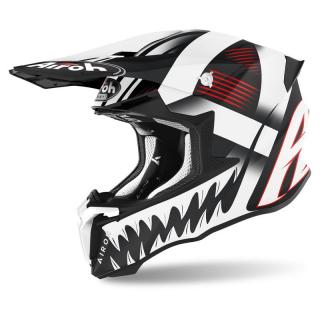 AIROH TWIST 2.0 MASK MATT kask czarno-biały