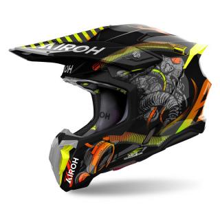 AIROH TWIST 3 TOXIC połysk kask L