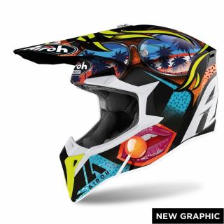 AIROH WRAAAP LOLLIPOP kask połysk M