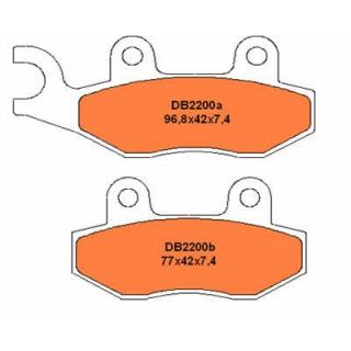 DB klocki przód KX/RM/YZ/HVA 89-97, DR, ATV FA135