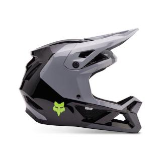 FOX RAMPAGE BARGE kask rowerowy czarno-szary XL S