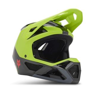 FOX RAMPAGE BARGE kask rowerowy czarny-fluo