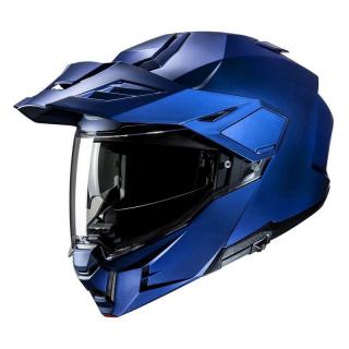 HJC I80 SOLID SEMI FLAT METALIC BLUE kask dual L