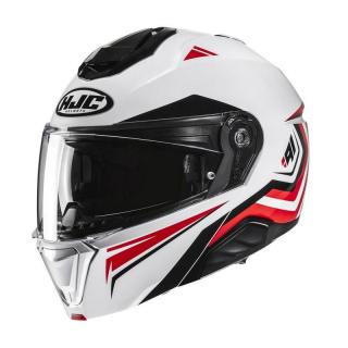 HJC I91 TRICUS kask szczękowy biało-czerwony L