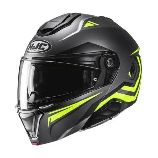 HJC I91 TRICUS kask szczękowy czarno-żółty S