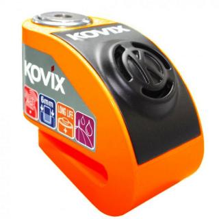 KOVIX KD6 blokada tarczy z alarmem pomarańcz 6 mm