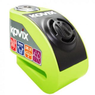 KOVIX KD6 blokada tarczy z alarmem żółta 6 mm