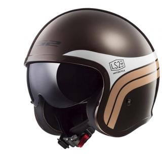 LS2 SPITFIRE SUNRISE kask otwarty brązowy XXL