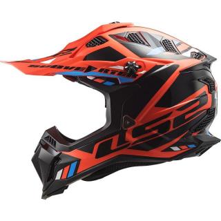 LS2 SUBVERTER EVO STOMP MX700 kask czarno-pom. S
