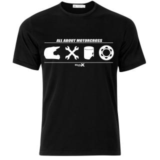 MOTOX ALL ABOUT MOTOCROSS koszulka czarna