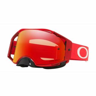 OAKLEY AIRBRAKE MX PRIZM TORCH IRID gogle czerwone
