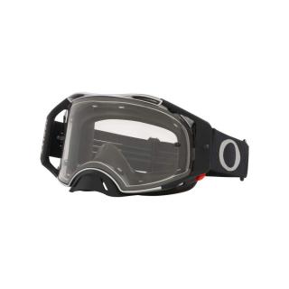 OAKLEY AIRBRAKE MX TUFF BLOCKS gogle czarno-szare