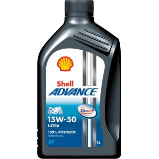 SHELL ADVANCE ULTRA 4 15W50 olej syntetyczny 1l