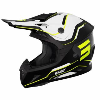 SHOT KID PULSE kask dziecięcy czarno-biały-neon S