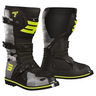 SHOT RACE 2 buty (dla dzieci) czarne-camo-neon 35