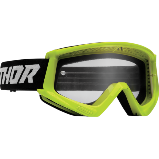 THOR COMBAT 2022 gogle żółte fluo (dla dzieci)