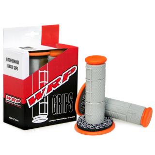 WRP DUAL gumki na kierownicę pomarańczowe + donuty