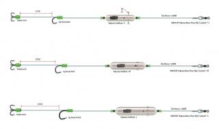 ADJUSTA BASIC RIVER RIG "LIVEBAIT" L - MAD CAT