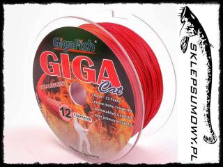 Giga Cat 0,50mm 47kg 1m Czerwona - Giga Fish