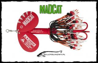 Obrotówka A-Static Rattlin Teaser Spiner 75g Czerwona - Mad Cat Dam