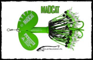 Obrotówka A-Static Rattlin Teaser Spiner 75g Zielona - Mad Cat Dam