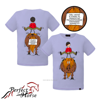 T-shirt chłopięcy Cartoon "Kick"  Perfect Horse