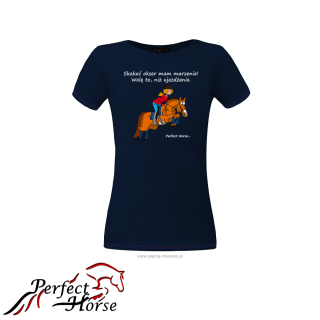 T-shirt damski Cartoon "Okser" Perfect Horse
