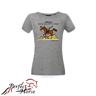 T-shirt damski Cartoon "WKKW"  Perfect Horse
