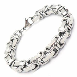 Elegancka Bransoleta splot Królewski 47g (8 mm)